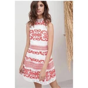 Alexis Minika Dress in Red Size S